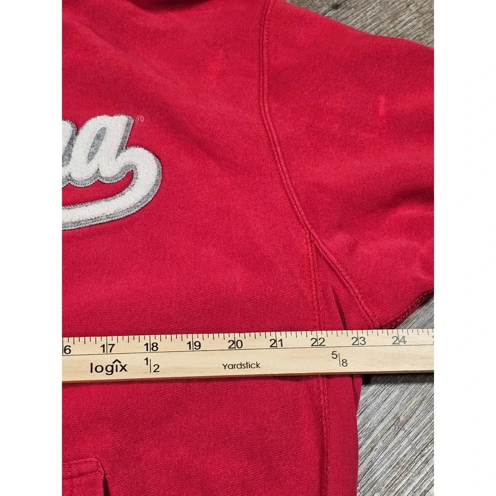 MV Sport Pro-Weave Alabama Crimson Tide Hoodie Red Sweatshirt Mens Medium - Picture 6 of 8